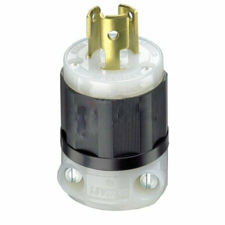 AMERICAN IMAGINATIONS 20 AMP Round Black 3-Wire Plug Plastic AI-36901